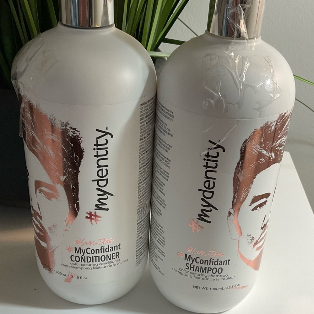 Guy TANG SHAMPOO and CONDITIONER in large liters w/pumps. 33.8OZS